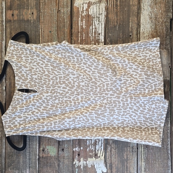 Calvin Klein Leopard Print Sleeveless Top, Ladies Size S - Picture 2 of 4